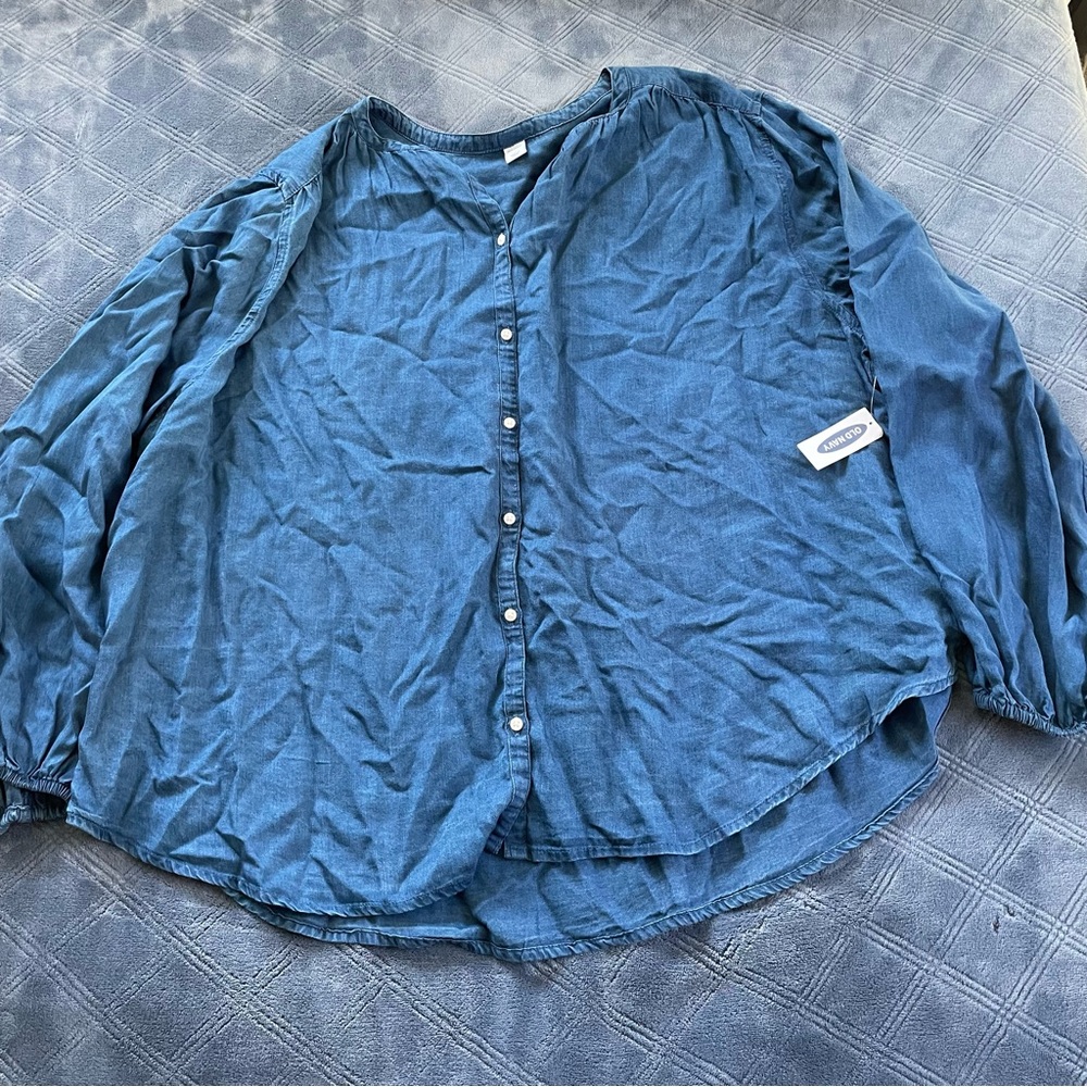 OLD NAVY JEAN TOP